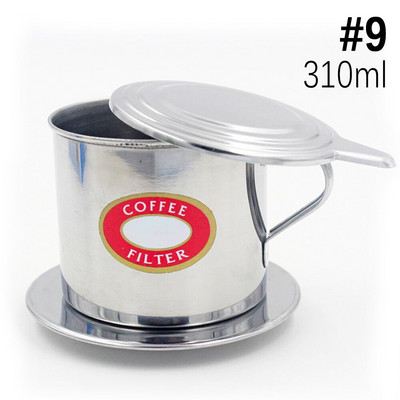 Vietnami Phin Coffee Drop Cup filter roostevabast terasest traditsiooniline Vietnami kohvimasin kohvi valmistamise tööriist kontoris, kodus
