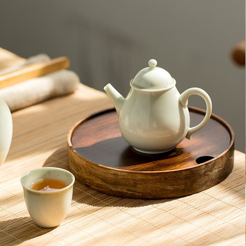 подноси за чай от естествен бамбук маса за чай ръчно изработени поставки за саксии чинии за чай кунг фу аксесоари за чай