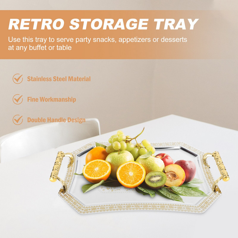 Tálca Tányér Fürdőszoba Szervező Bejárati Smink Hiúság Parfüm Tálalás Tálcák Fészkelődő Gyümölcs Tea Kulcs Kis apróságok Dekoratív