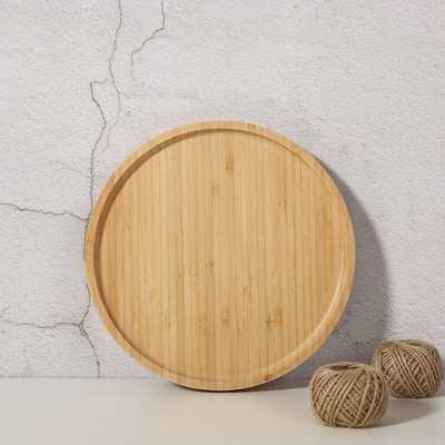 Bambusztálca bambusz teástálca Japán bambusztálca téglalap alakú snacktálca kerek teáskészlet gyümölcstálca fa tálcák