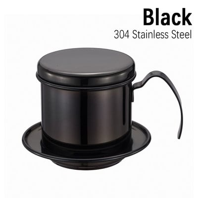 Виетнамски Phin Филтър за капкова чаша за кафе 304 неръждаема стомана Традиционна виетнамска кафемашина Инструмент за приготвяне на кафе за офис дома