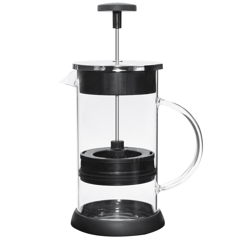 1000ML nerezová kávovarová kanvica Cafetiere French Press s filtrom, dvojstenná izolácia, dizajn, leštený procesný hrniec