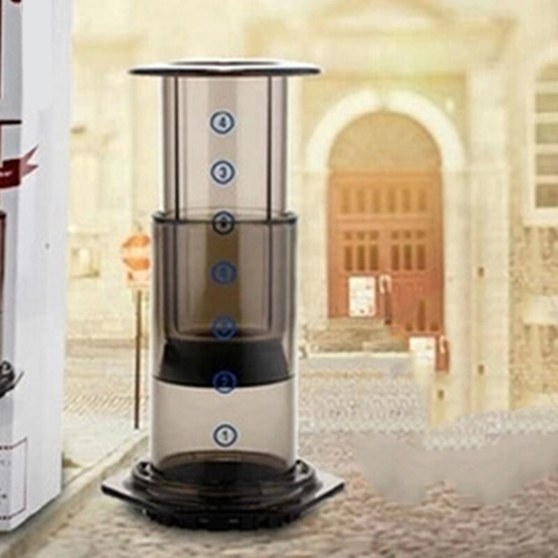 Prenosný kávovar s filtračným sklom, espresso, kaviareň, francúzsky press, kávovar pre kávovar AeroPress