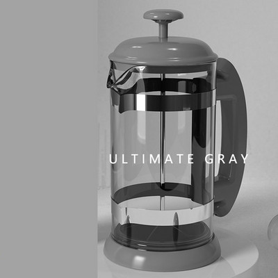 Icafilas1000ML тенджера за приготвяне на кафе Френски филтър за чай, тенджера за кафе, обикновена тенджера под налягане, кафемашина, домакинска ръчна тенджера за пунш