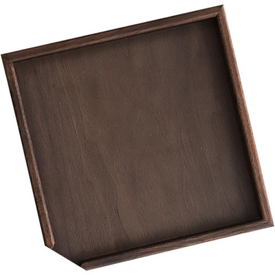 Padėklas arbatos serviravimas medinės lėkštės Medinės arbatos indų laikiklis Ceremonijos priedai Lapai Užkandžiai Virtuvės patiekalas Kiniškas Gongfu kavos arbatos puodelis