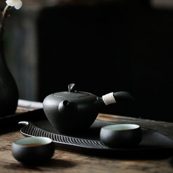 японски керамични подноси за чай ръчно изработени подноси за сервиране на маса за чай китайски аксесоари за чай кунг-фу