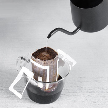 Ζεστό 250 ml Ρίξτε πάνω από βραστήρα Καφετιέρα από ανοξείδωτο χάλυβα με λαιμό χήνας Κανάτα τσαγιού κονσέρβα Εργαλείο κουζίνας Αξεσουάρ εργαλείων καφέ