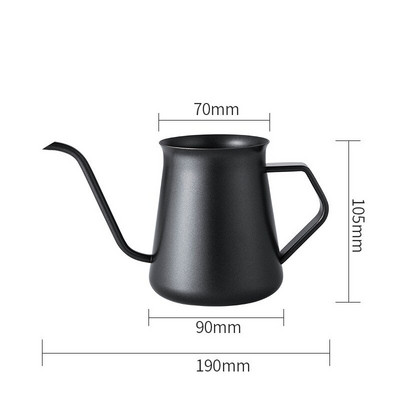 400ML ceainic cafea ceainic maner din oțel inoxidabil cafea picurată cu gât de gâscă lung ceainic cafetieră instrumente