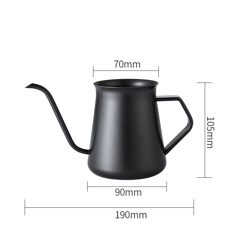 400ML ceainic cafea ceainic maner din oțel inoxidabil cafea picurată cu gât de gâscă lung ceainic cafetieră instrumente