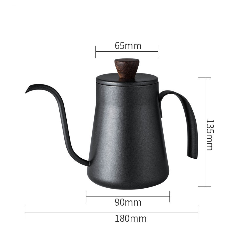400ML ceainic cafea ceainic maner din oțel inoxidabil cafea picurată cu gât de gâscă lung ceainic cafetieră instrumente