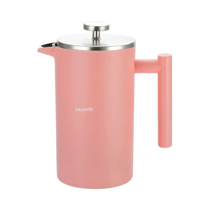 1L 1,5L French Press kávovar z nehrdzavejúcej ocele, dvojitá stena, manuálny kávovar, French Press