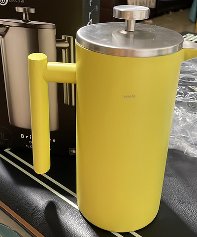 1L 1,5L French Press kávovar z nehrdzavejúcej ocele, dvojitá stena, manuálny kávovar, French Press