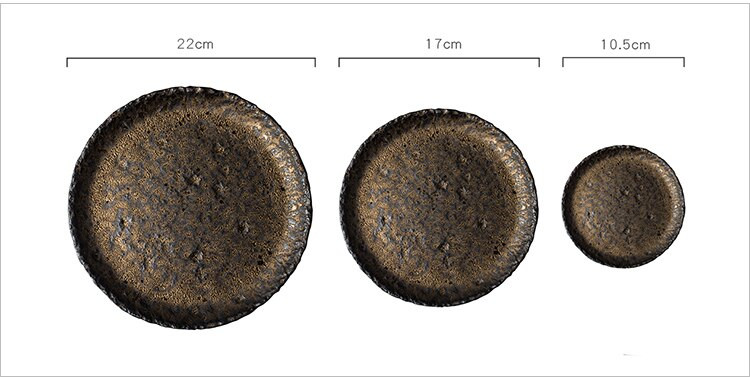 keraminiai arbatos padėklai apvalūs arbatos staliukai rankų darbo serviravimo padėklų priedai