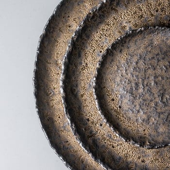 керамични подноси за чай кръгла маса за чай ръчно изработени аксесоари за подноси за сервиране