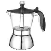 Moka kanvica, 4-šálkový espresso kávovar na sporák - kubánska káva, perkolátor, prémiový moka taliansky espresso kávovar