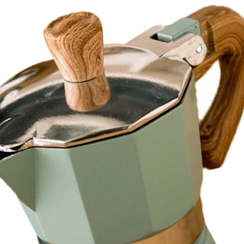 Kávéfőző edény alumínium Moka espresso perkolátor edény kávéfőző Cafetera eszpresszó kávéfőző tűzhely kávéfőző