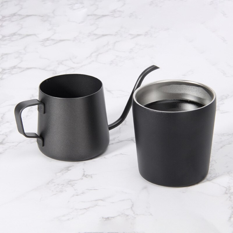 Cestovná sada závesných kávových kanvíc do uší, vonkajšia ručne varená moka espresso latte, prenosná závesná sada kávových kanvíc do uší, darčeková krabička