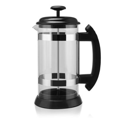 Ceainic din sticlă din oțel inoxidabil Cafetieră cafea franceză ceai percolator filtru presă piston 1000 ml cafetieră manuală espressor oală
