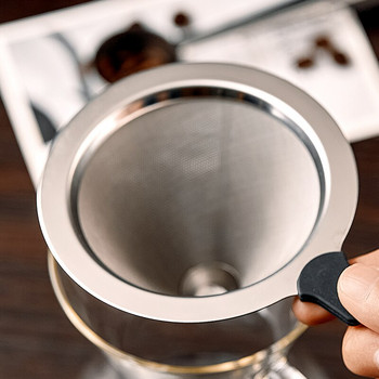 500 мл стъклена кана за кафе Чайник за многократна употреба тенджера за кафе Топлоустойчив чайник Прибори за кафе Кафе за бариста