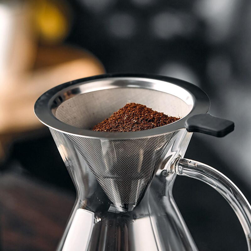 500ml sklenená kávovarová kanvica na zdieľanie kávy, kávovarová kanvica, opakovane použiteľná kávovarová kanvica, tepelne odolná kanvica na čaj, kávové riady, kaviareň pre baristu