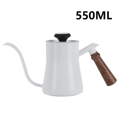 Oală de cafea cu gură subțire, antiaderentă, din oțel inoxidabil, ceainic pentru picurare manuală, se toarnă peste ceainic ceainic 350/500/600/850ML