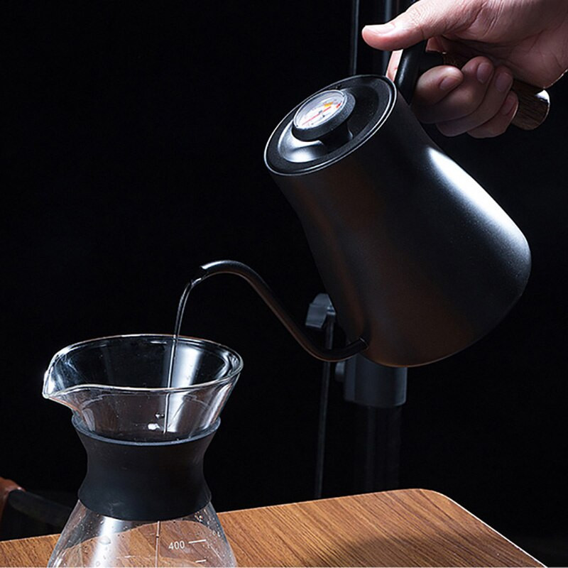 Oală de cafea cu gură subțire, antiaderentă, din oțel inoxidabil, ceainic pentru picurare manuală, se toarnă peste ceainic ceainic 350/500/600/850ML