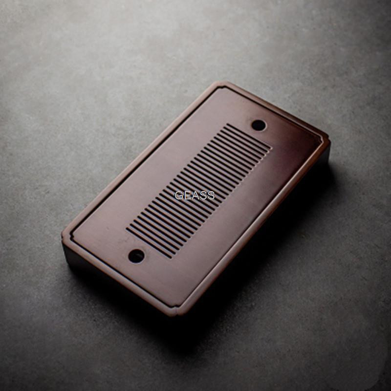 Kieto bambuko arbatos lenta Kung-Fu arbatos rinkinys Įrankiai Vandens laikymas Bambuko arbatos padėklas arbatos serviravimas arbatinuko padėklų rinkinys Virtuvės aksesuaras