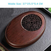 Posuda za čaj od kineskog prirodnog bambusa Spremanje drenažne vode Kung Fu Ladica za pribor za čaj Kućna ploča za čaj Posuda za kineski čaj