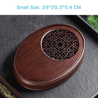 Posuda za čaj od kineskog prirodnog bambusa Spremanje drenažne vode Kung Fu Ladica za pribor za čaj Kućna ploča za čaj Posuda za kineski čaj