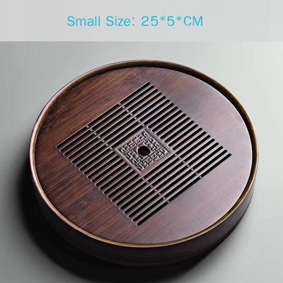 Posuda za čaj od kineskog prirodnog bambusa Spremanje drenažne vode Kung Fu Ladica za pribor za čaj Kućna ploča za čaj Posuda za kineski čaj