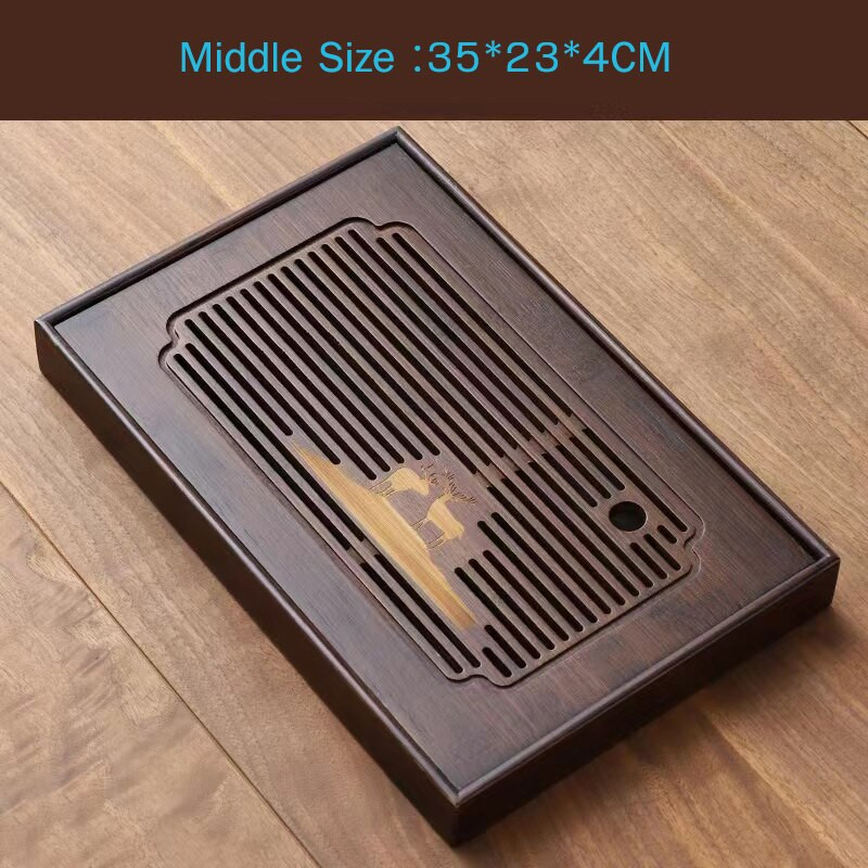 Posuda za čaj od kineskog prirodnog bambusa Spremanje drenažne vode Kung Fu Ladica za pribor za čaj Kućna ploča za čaj Posuda za kineski čaj