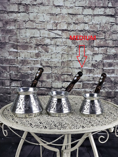 Kávovar Morčací medený gravírovaný drevený uzáver Veľký kávovar Ručne vyrobený autentický turecký espresso arabský kávovar