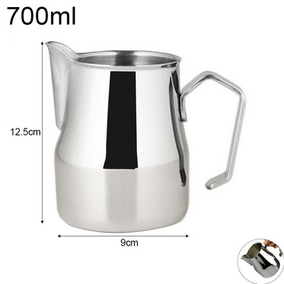 350/550 ml Espresso kava Pull Flower Mliječne šalice Lonci Ručka od nehrđajućeg čelika Čaša za vijenac za kavu Latte vrč Posuđe za kavu