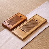 Tavi de ceai din bambus Tavi de ceai chinezesc pentru servire Kung Fu Tavi de ceai ecologice si de inalta calitate Tavi de stocare a apei Masa cu bule uscate