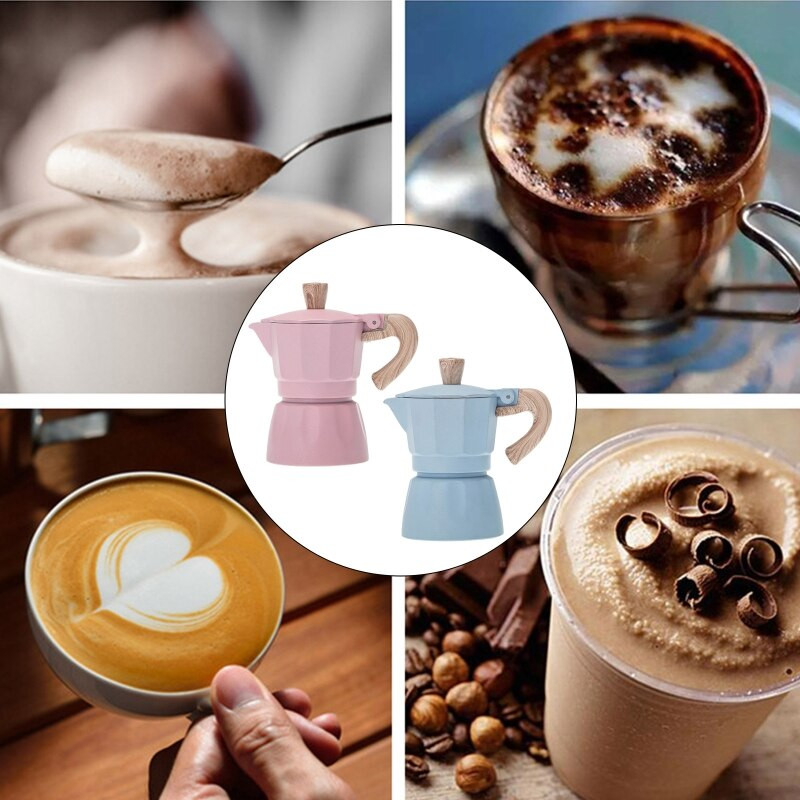 Nešiojamas 150 ml 300 ml elektrinė krosnis Espresso Moka Perkolatorius Kavos virimo aparatas Malimas Kavos gaminimo aparatas Šildymas Virimas