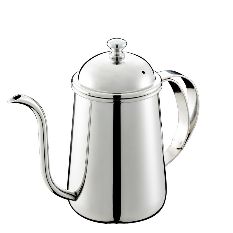 Kuhalo za kapanje 650 ml, prelijte preko kave, čajnika, labudovog dugog vrata, neljepljivog neljepljivog nehrđajućeg čelika s tankim ustima i guščijim vratom, kuhalo za kapanje