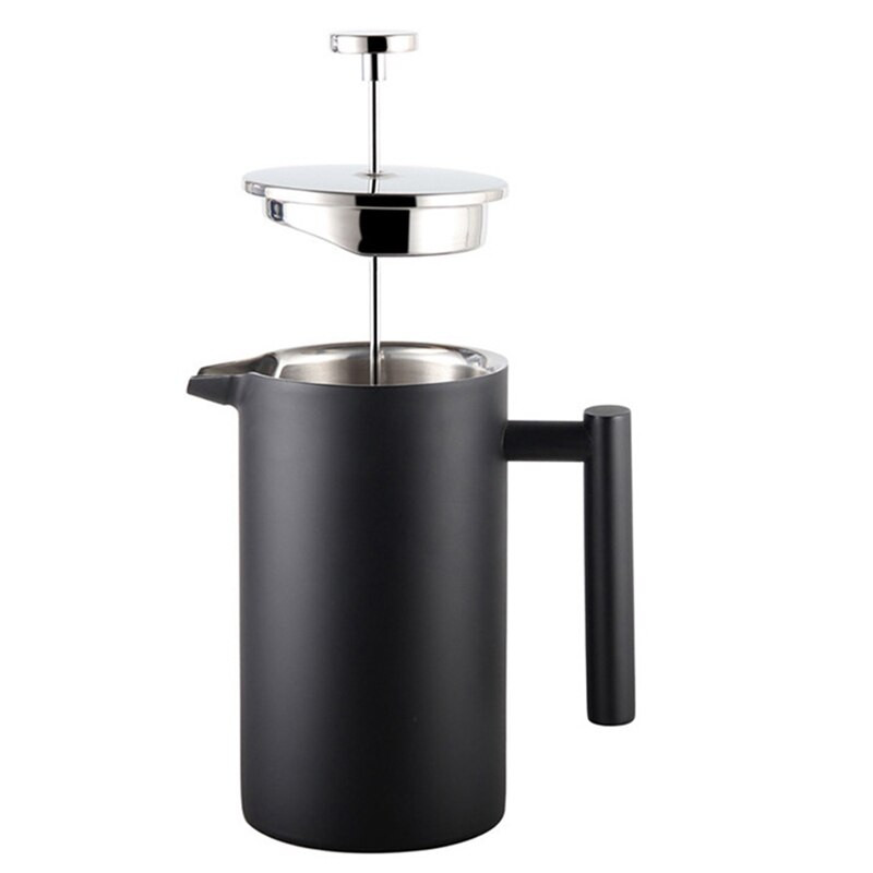Nerezová oceľ French Press kávovar s filtrom, tlakovou moka kávovarom, perkolátorom, tlakovou kanvicou, kávovarom, čajníkom 350 ml