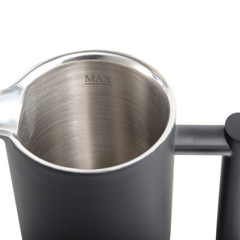 Nerezová oceľ French Press kávovar s filtrom, tlakovou moka kávovarom, perkolátorom, tlakovou kanvicou, kávovarom, čajníkom 350 ml