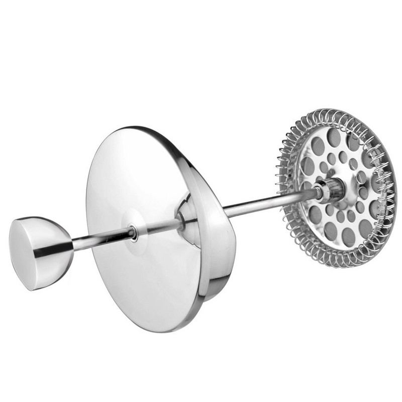 Professzionális rozsdamentes acél francia prés kávéperkolátorok kávéfőző A legjobb duplafalú kávéskanna, egy szűrőkosárral