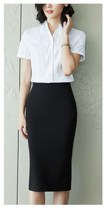 Model nou de cămașă și costum de fustă de damă