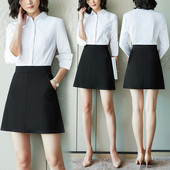 Model nou de cămașă și costum de fustă de damă