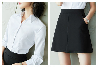 Model nou de cămașă și costum de fustă de damă