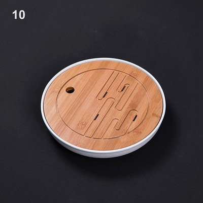 Kínai stílusú, környezetbarát bambusz teatálcák Teafelszolgálás Kung Fu teatálcák Háztartási víztároló tálcák Száraz buborékasztal