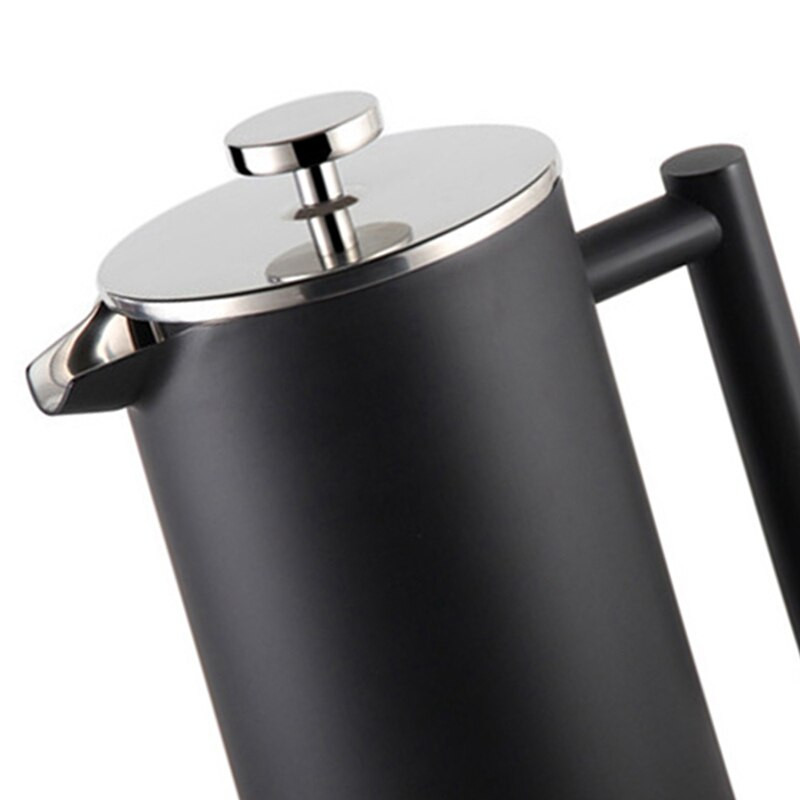 Nerezová oceľ French Press kávovar s filtrom, tlakovou moka kávovarom, perkolátorom, tlakovou kanvicou, kávovarom, čajníkom 350 ml
