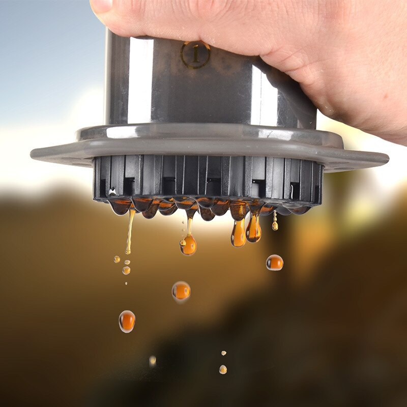 Aparat de cafea portabil cu presiune Minipress, de mână, mini negru, presat manual, aparat de cafea presat manual