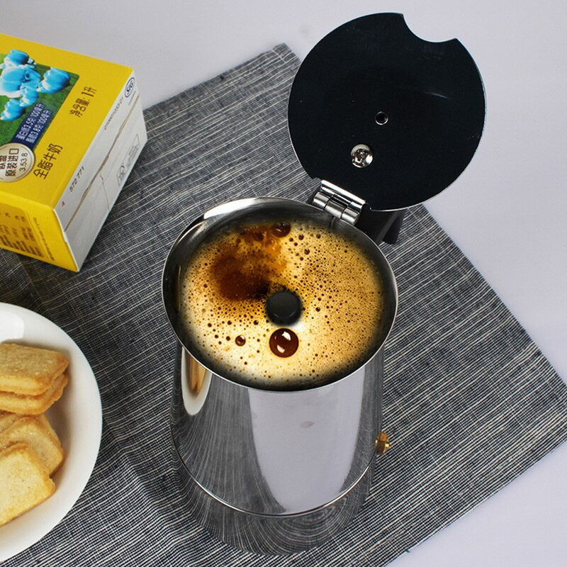 Kávovary Taliansky Top Moka Espresso Cafeteira Expresso Percolator 100/200/300/450 ml Kávovar na sporák Kanvica