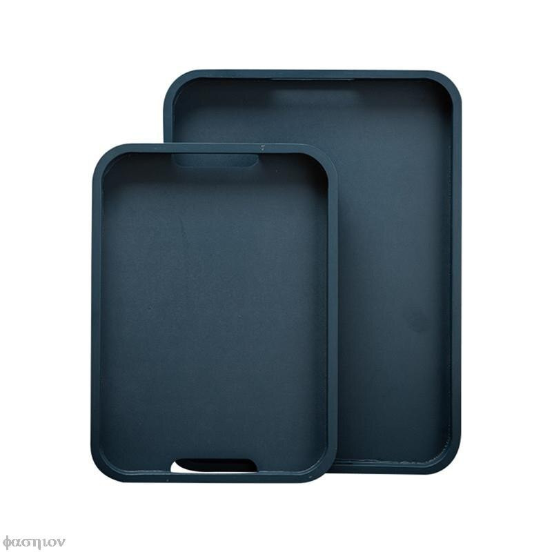 Bambusz fa négyszögletes teástálca tömör fa tálcák tálalótálca Kung Fu teáscsésze tálca fából készült szállodai vacsoratálca Morandi