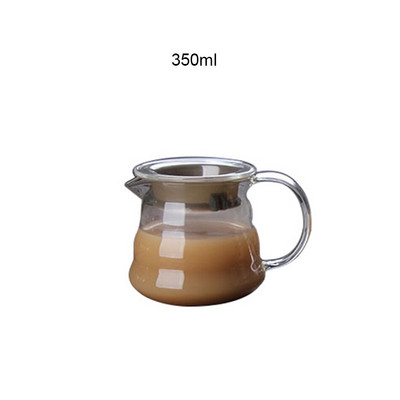 YRP 360 ml 450 ml 800 ml V60 pilamas ant stiklinės kavos serverio grafinas lašinamas puodelis kavos virdulys alaus daryklos Barista perkoliatorius skaidrus įrankis