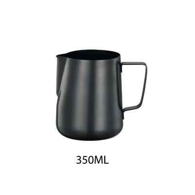 Nerezová oceľová kanvica na kávu, kanvica na mliečnu penu, kanvica na cappuccino, kávové príslušenstvo, kanvica na espresso, barista, kávové riady