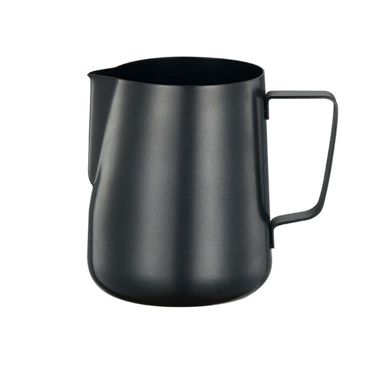 Nerezová oceľová kanvica na kávu, kanvica na mliečnu penu, kanvica na cappuccino, kávové príslušenstvo, kanvica na espresso, barista, kávové riady